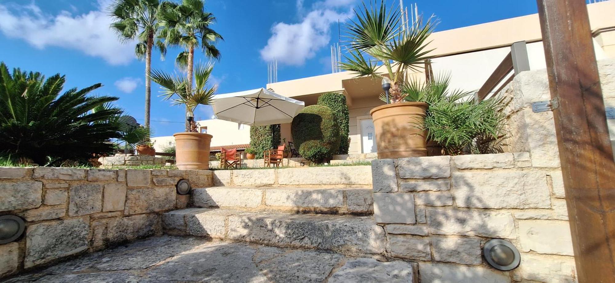Modern Villa In Chania Perivolia  ภายนอก รูปภาพ