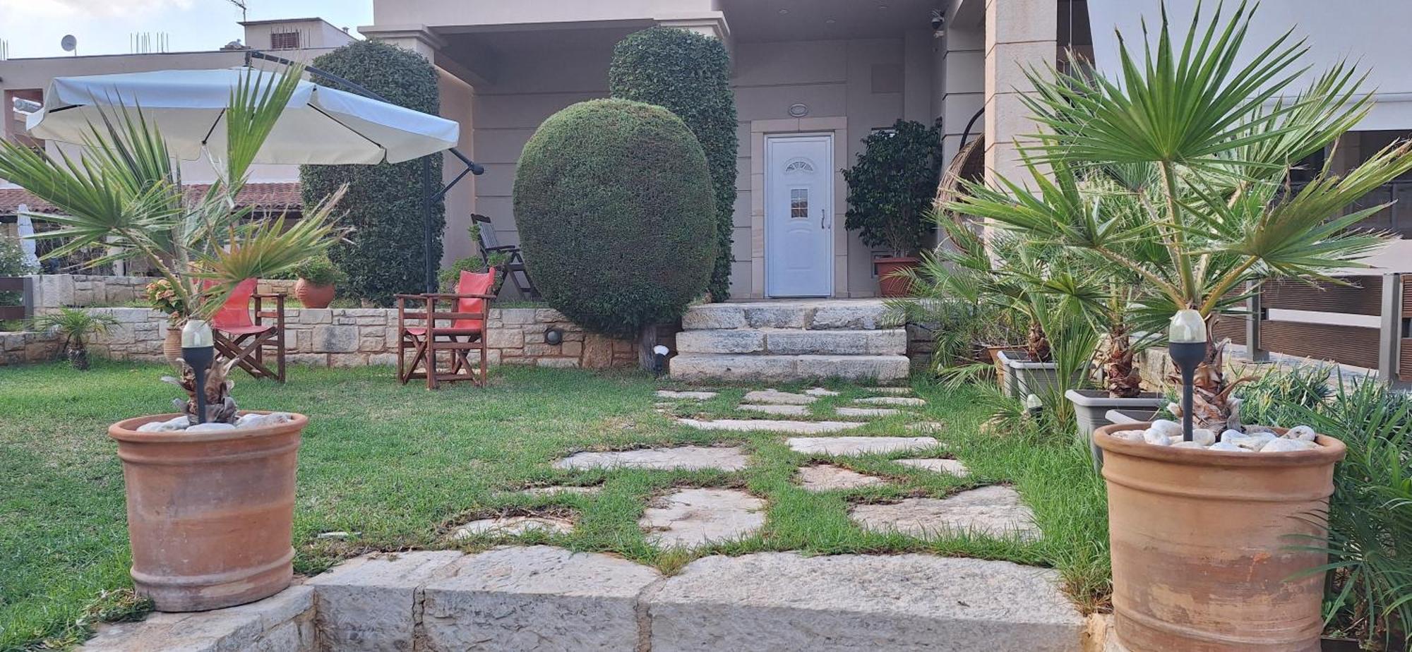 Modern Villa In Chania Perivolia  ภายนอก รูปภาพ